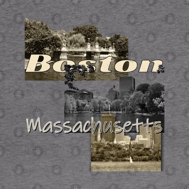 Boston Massachusetts by TeeText